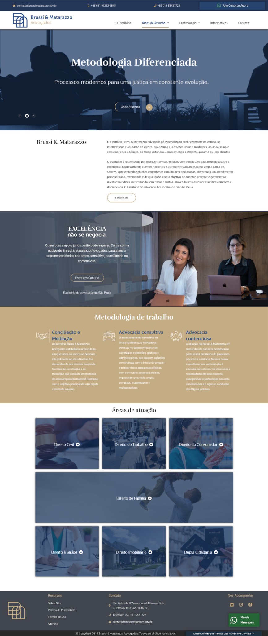 site de advogada famosa webdesign blog criacao brusi